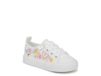 Vivid Sneaker - Kids' White/Pink/Multicolor Floral Embroidery view