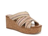 Abi Wedge Sandal Beige/Multicolor view