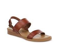 Arcadia Wedge Sandal Dark Brown view