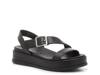 Zazi Wedge Sandal Black view