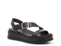 Zazi Wedge Sandal Black view