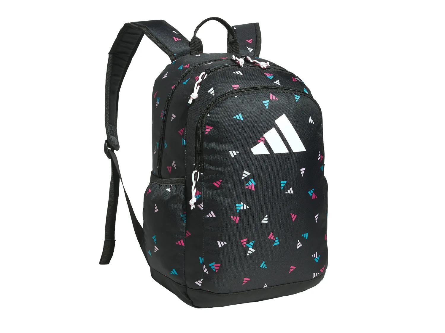 adidas Affiliate Backpack | Boys | Girl's | Black/Multicolor Logo Print | Size O-S | Handbags