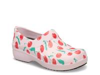 Neria Pro II Literide Work Clog - Women's Pink Milk Cherry Print view