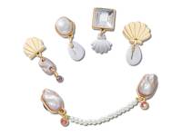 Elevated Pearl Jibbitz Set - 5 Pack Multicolor view