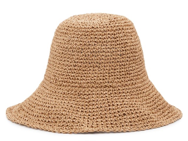 Straw Crochet Bucket Hat
