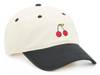 Cherry Baseball Cap Black view