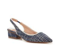 Mango Pump Navy Tweed view