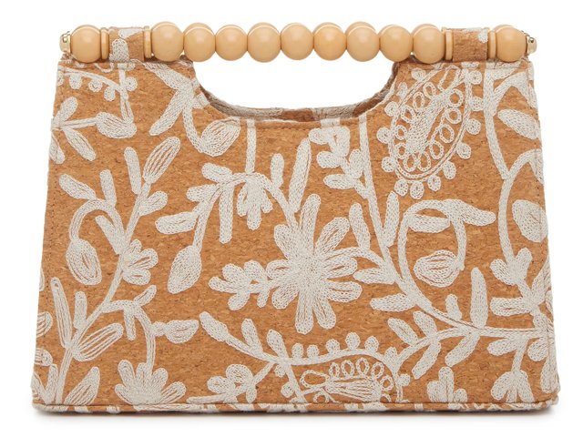 Ball Handle Embossed Satchel