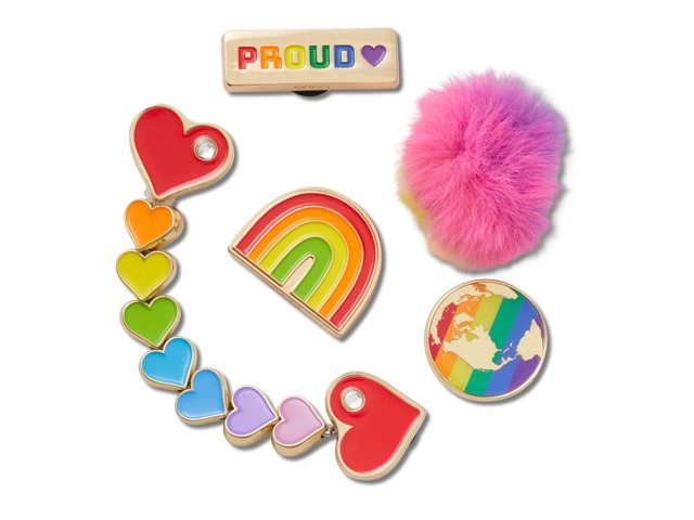 Pride Proud Jibbitz Set - 5 Pack