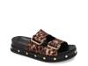 Bamba Platform Sandal Brown/Black Leopard Print view