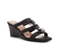Nalina Wedge Sandal Black view
