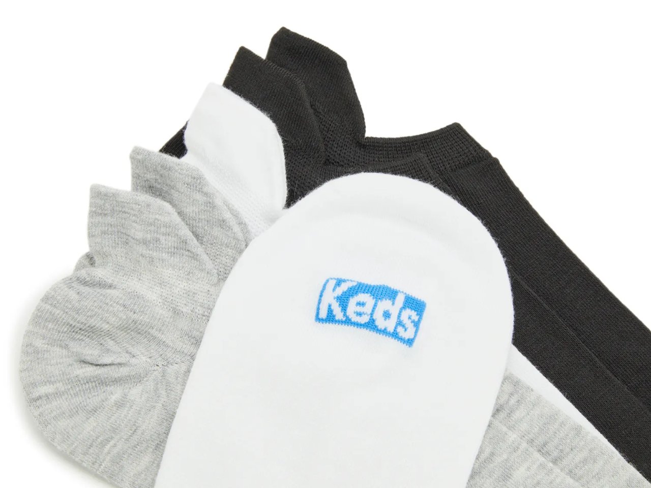 L-Shape Women's No Show Socks - 6 Pack