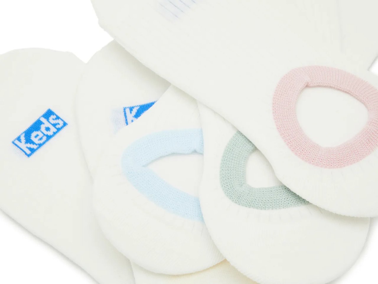 Rib Women's No Show Socks - 5 Pack