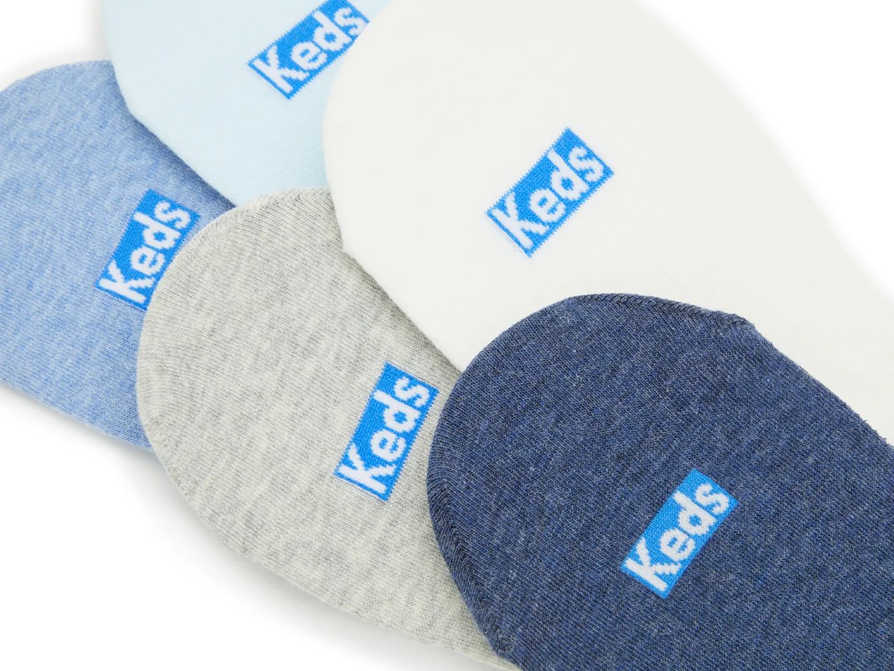 Rib Women's No Show Socks - 5 Pack