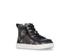 Classic High-Top Sneaker - Kids' Grey/Green Camouflage view