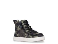 Classic High-Top Sneaker - Kids' Grey/Green Camouflage view