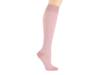 Striped Women's Knee Sock Light Pink/White Stripes view