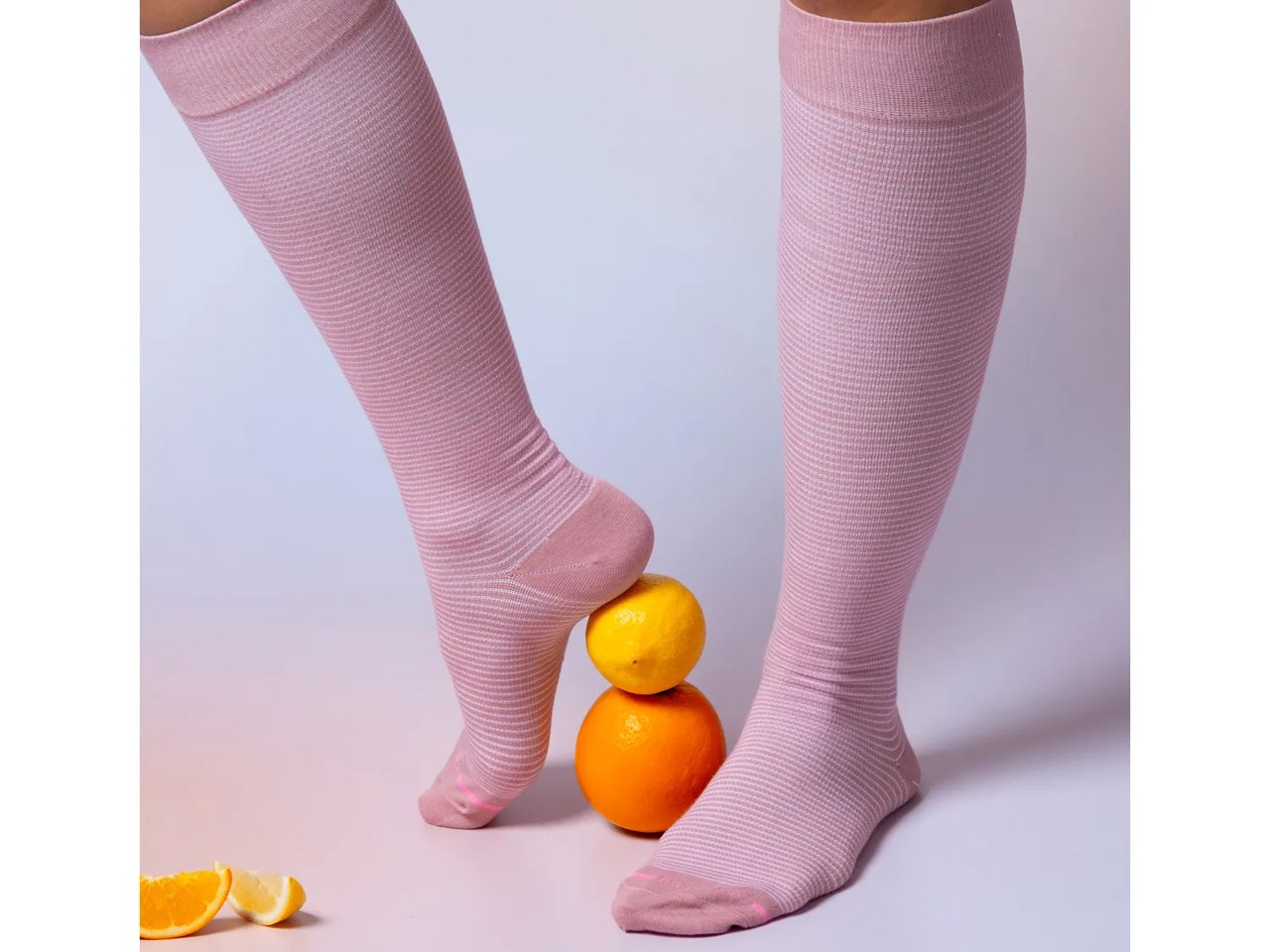 Striped Women's Knee Sock