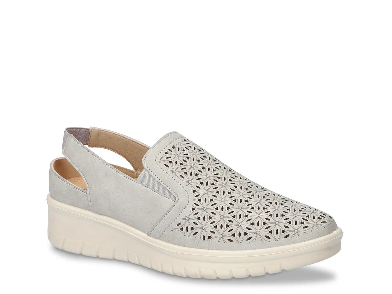 Petal Wedge Slip-On
