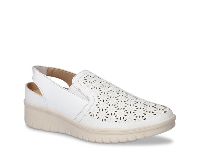 Petal Wedge Slip-On