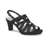 Jetty Sandal Black Glitter Fabric view