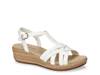 Lua Wedge Sandal White view