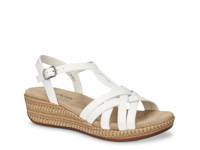 Lua Wedge Sandal White view