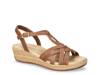 Lua Wedge Sandal Tan view