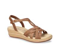 Lua Wedge Sandal Tan view