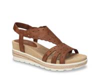 Fran Wedge Sandal Tan view