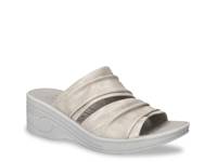 Seeker Wedge Sandal Silver Metallic view