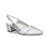 Avena Pump Silver Satin view