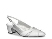 Avena Pump Silver Satin view