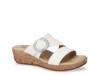 Mina Wedge Sandal White view