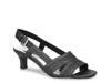 Meghan Sandal Black Satin view
