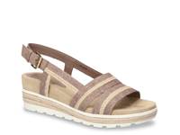 Mel Wedge Sandal Light Brown view