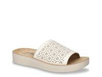Ivey Platform Sandal White view