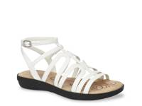 Daylily Gladiator Sandal Matte White view