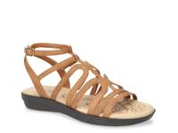 Daylily Gladiator Sandal Tan Snake Print view