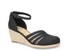 Daytona Wedge Sandal Black view