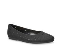 Jackie Ballet Flat Black view