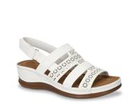 Alexi Wedge Sandal White view
