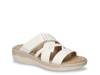 Paola Wedge Sandal White view