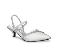 Unna Pump Silver Satin view