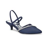 Unna Pump Navy Satin view