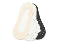 Scallop Edge No Show Liners - 4 Pack Multicolor view