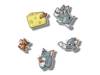 Tom & Jerry Jibbitz Set - 5 Pack Multicolor view