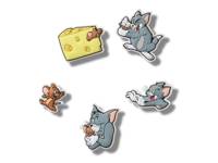 Tom & Jerry Jibbitz Set - 5 Pack Multicolor view
