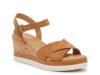 Veronia Wedge Sandal Tan view