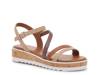 Gibsy Wedge Sandal Beige/Cognac view